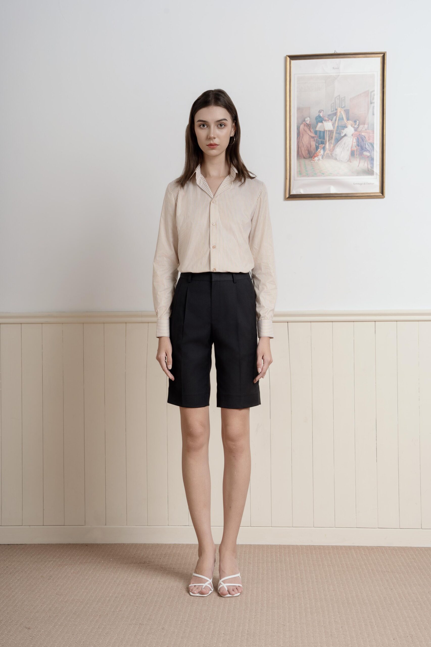 Bermuda Helen Black Shorts