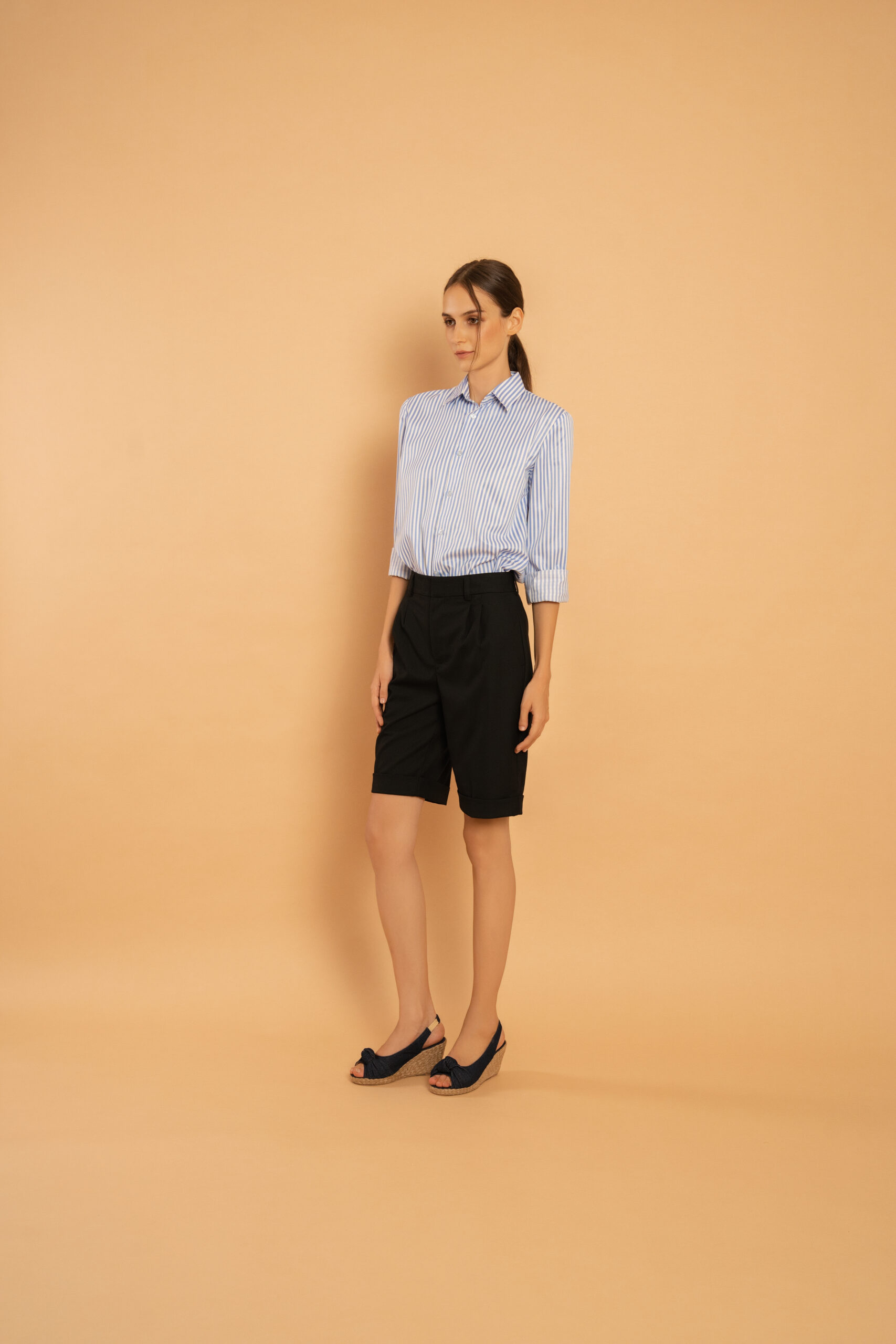 Bermuda Helen Black Shorts
