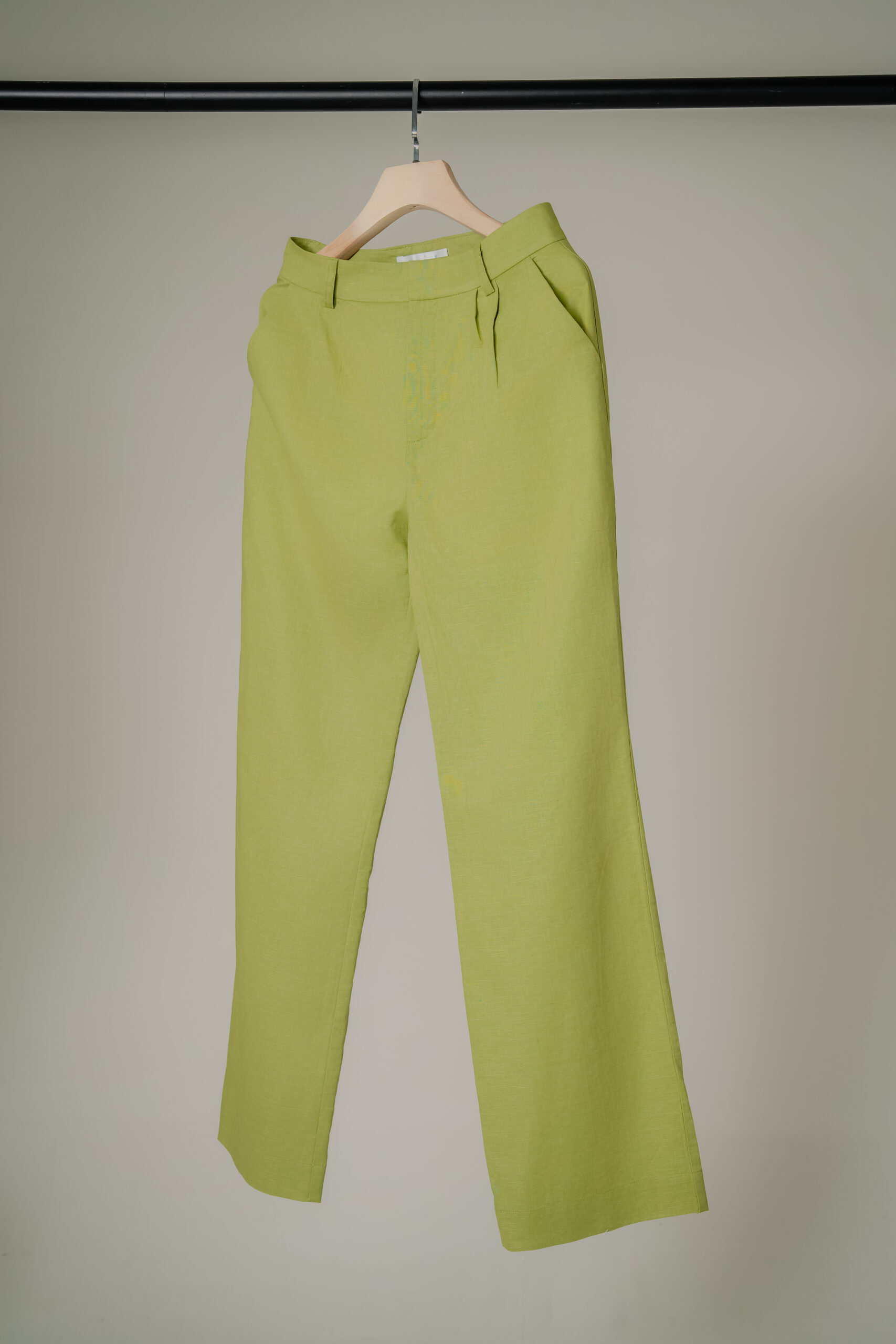 Naomi Linen Trousers | Avocado