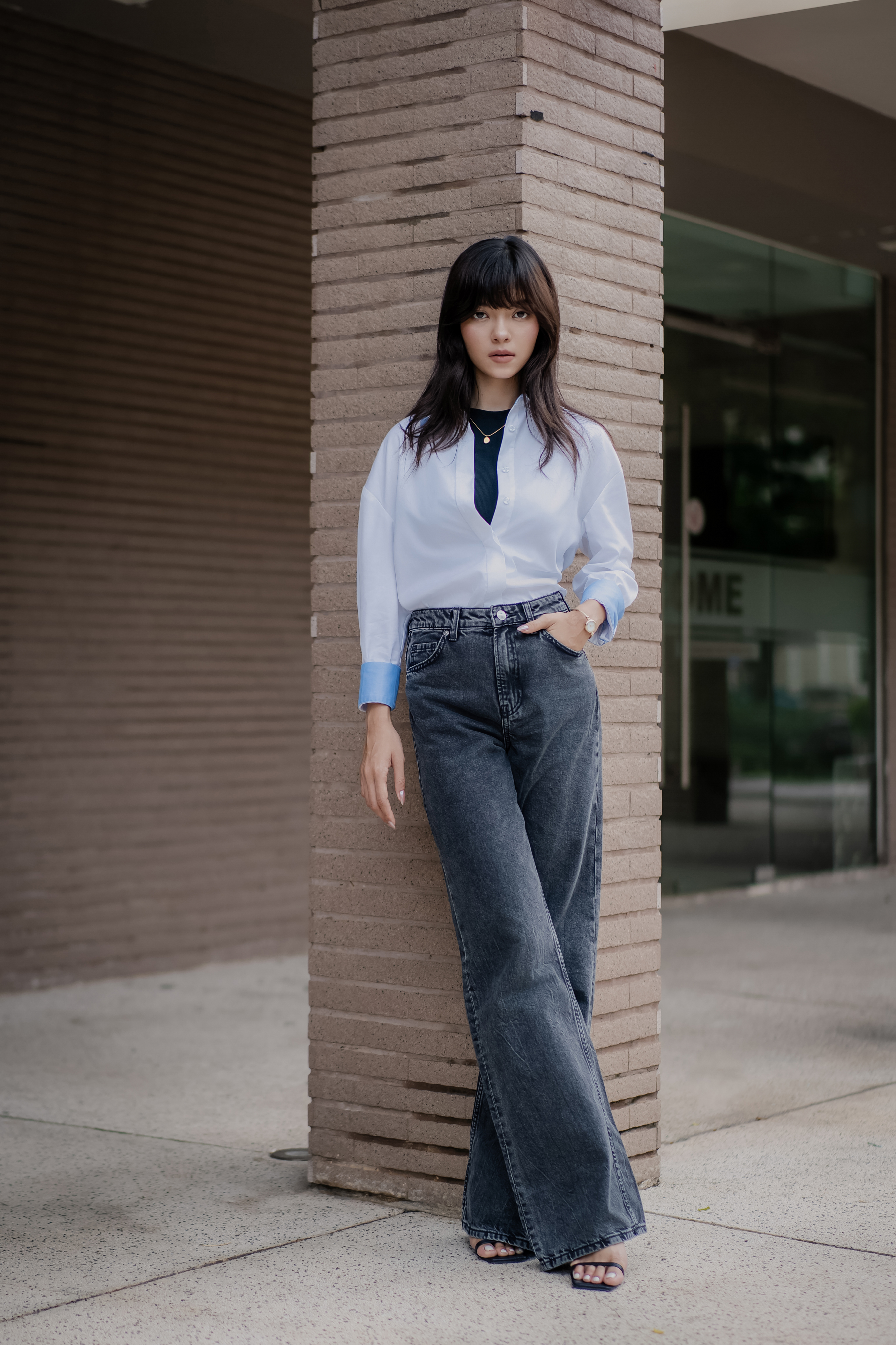 Oxford Shirt | White&Blue Contrast