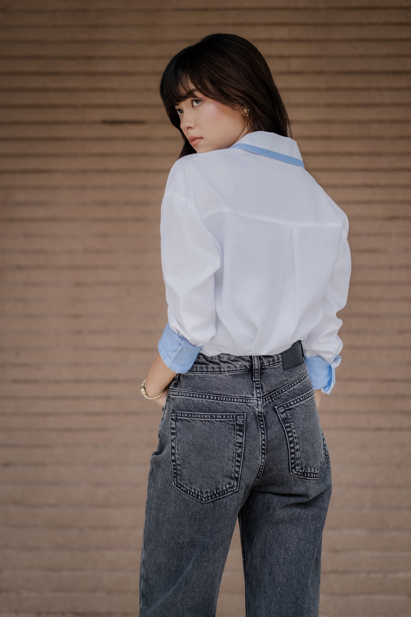 Oxford Shirt | White&Blue Contrast