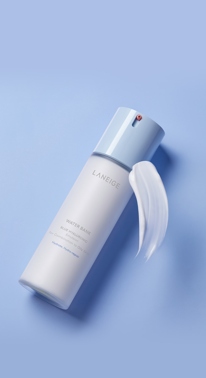 Laneige Water Bank Blue Hyaluronic Toner 160ml + Emulsion 120ml (Set)