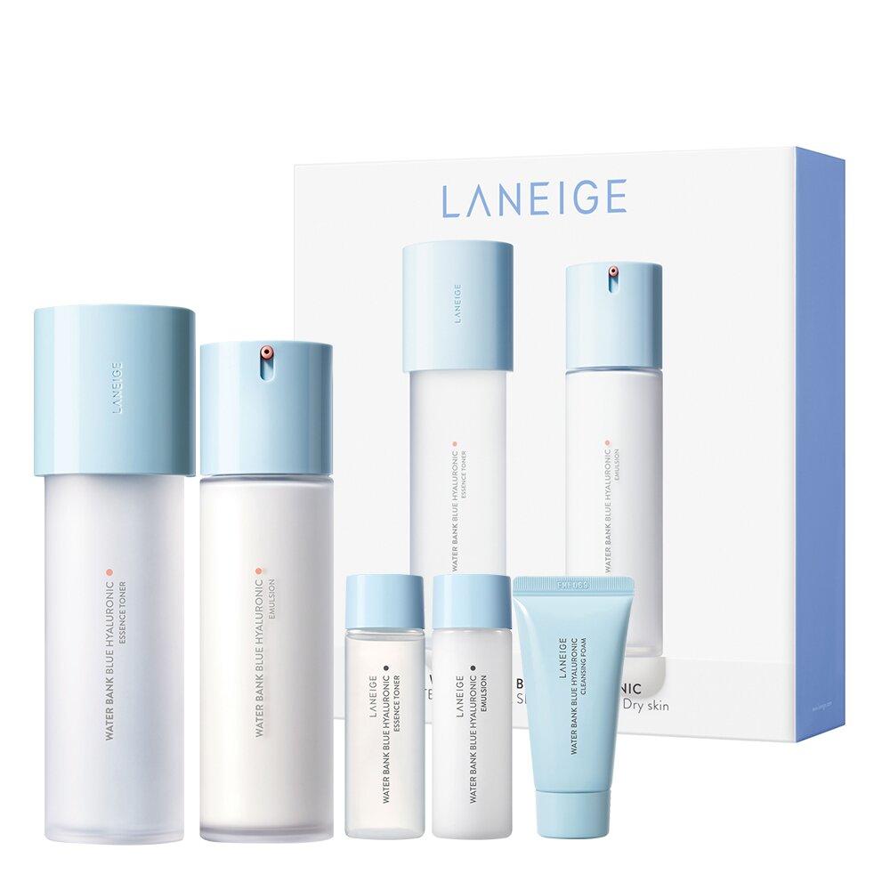 Laneige Water Bank Blue Hyaluronic Toner 160ml + Emulsion 120ml (Set)