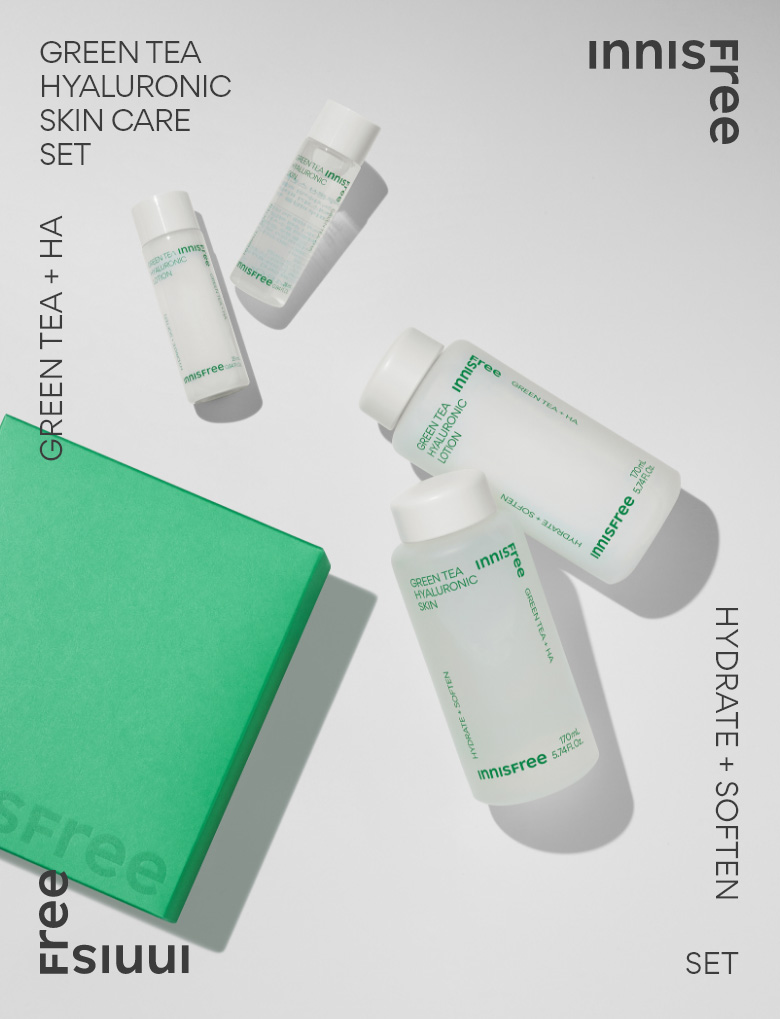 Innisfree - Green Tea Hyaluronic Toner + Emulsion Set